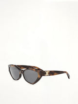 CL40323U Acetate Sunglasses in Shiny Havana/Grey