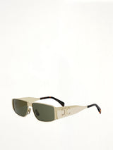 CL40325U 5930N METAL SUNGLASSES in Shiny Endura Gold/Green