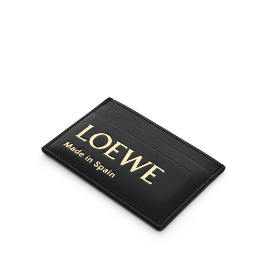 Loewe Embossed Plain Cardholder in Black