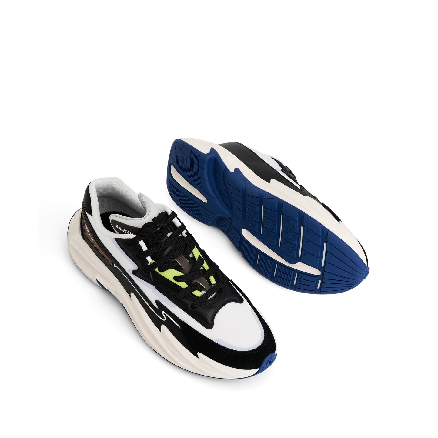 B-DR4G0N Low Sneaker in Blue/Yellow/Black