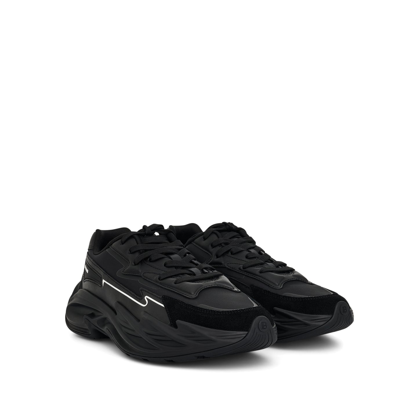 B-DR4G0N Low Sneaker in Black