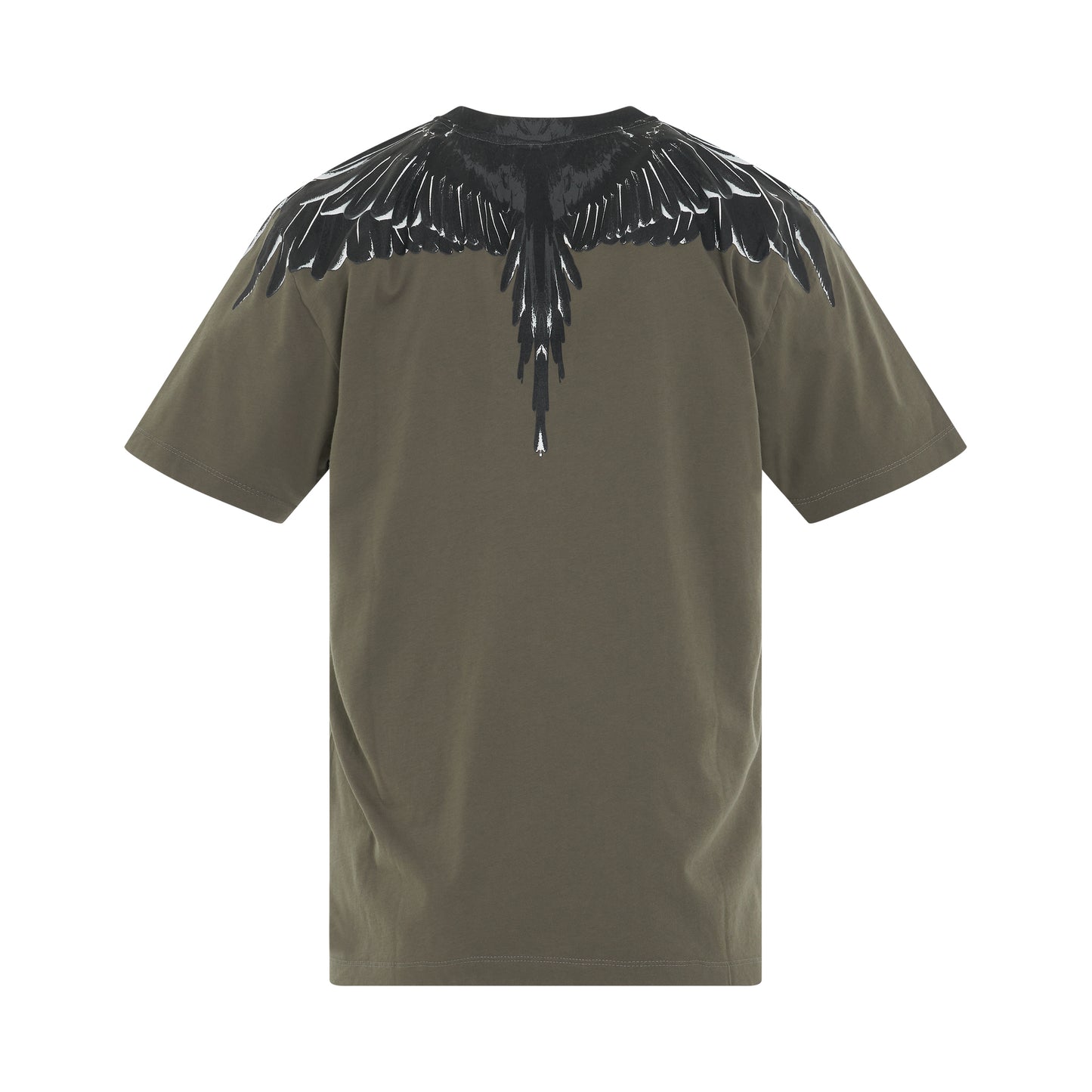 Icon Wings Regular Fit T-Shirt in Army/Black