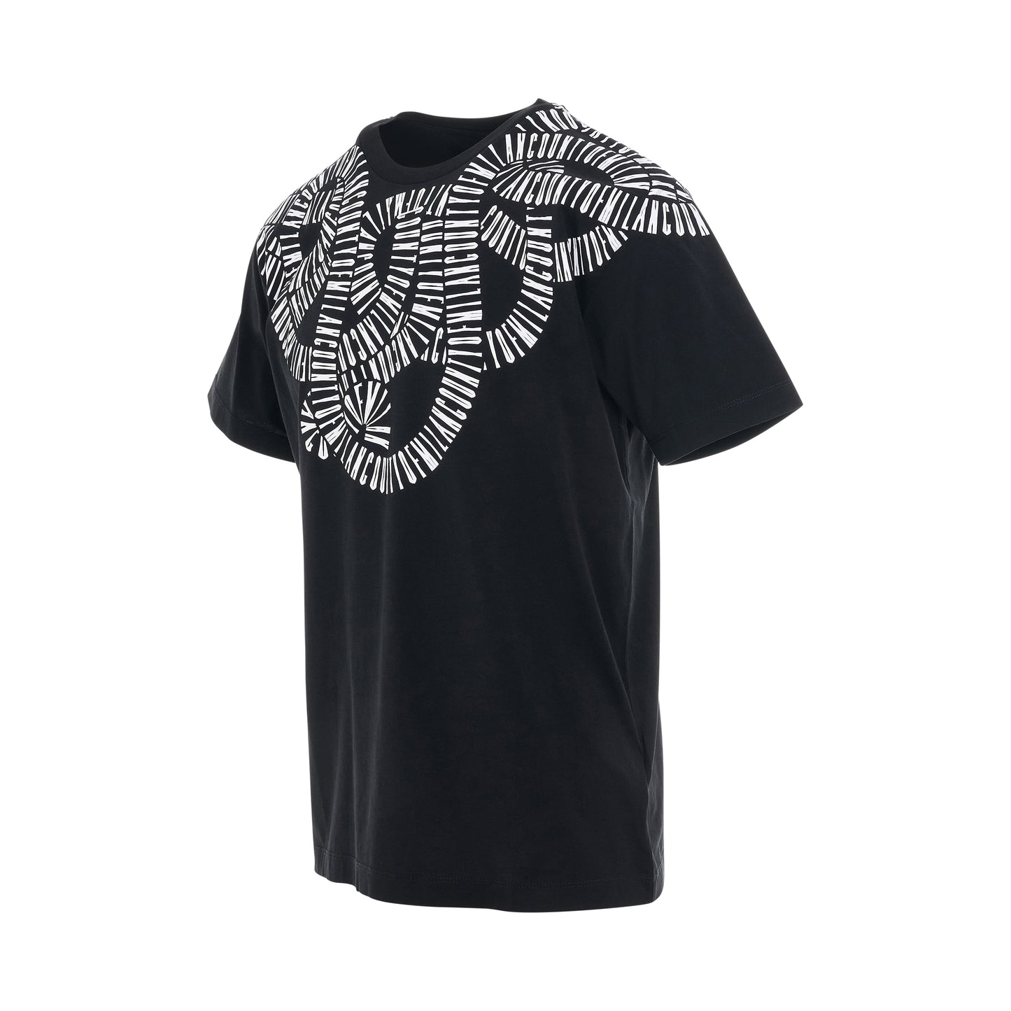 Snake Wings T-Shirt in Black/White