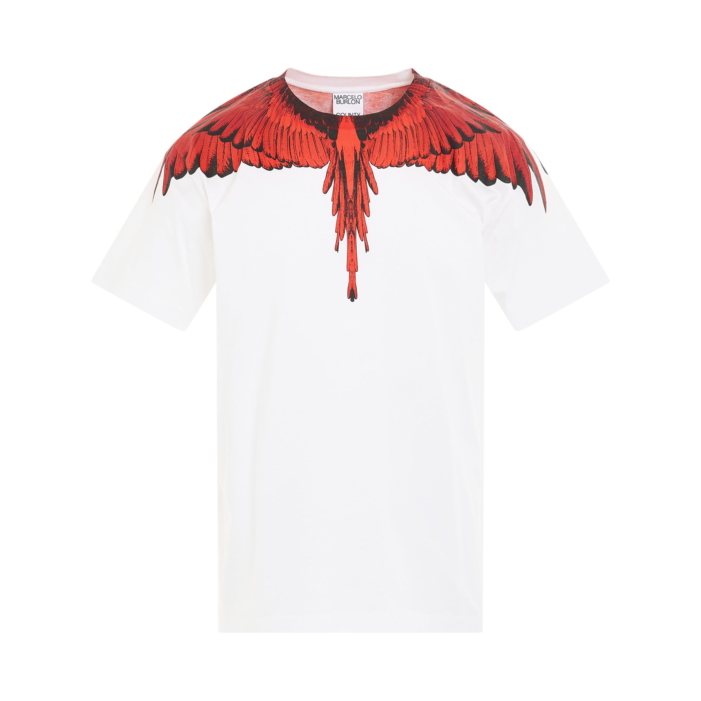 Icon Wings T-Shirt in White/Red