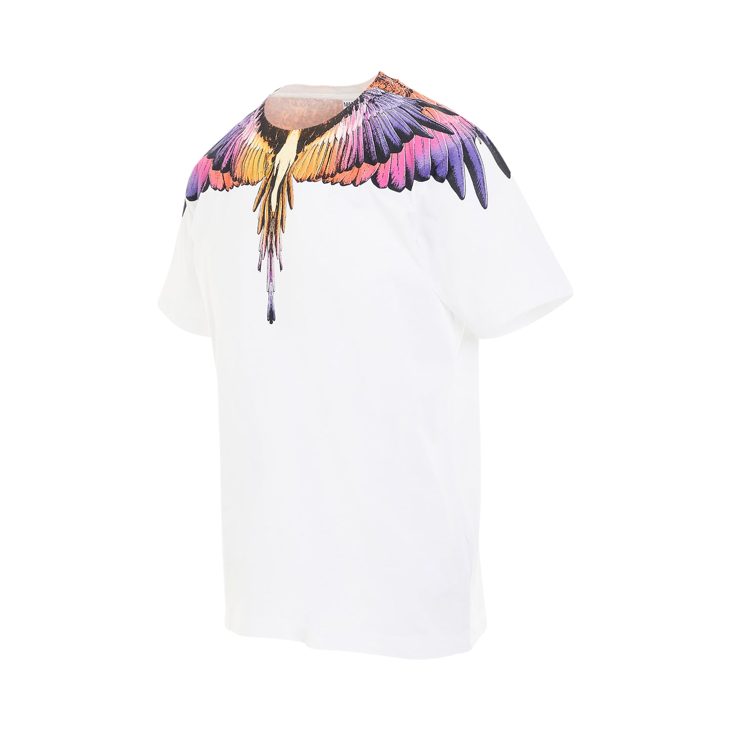 Icon Wings Regular T-Shirt in White/Pink