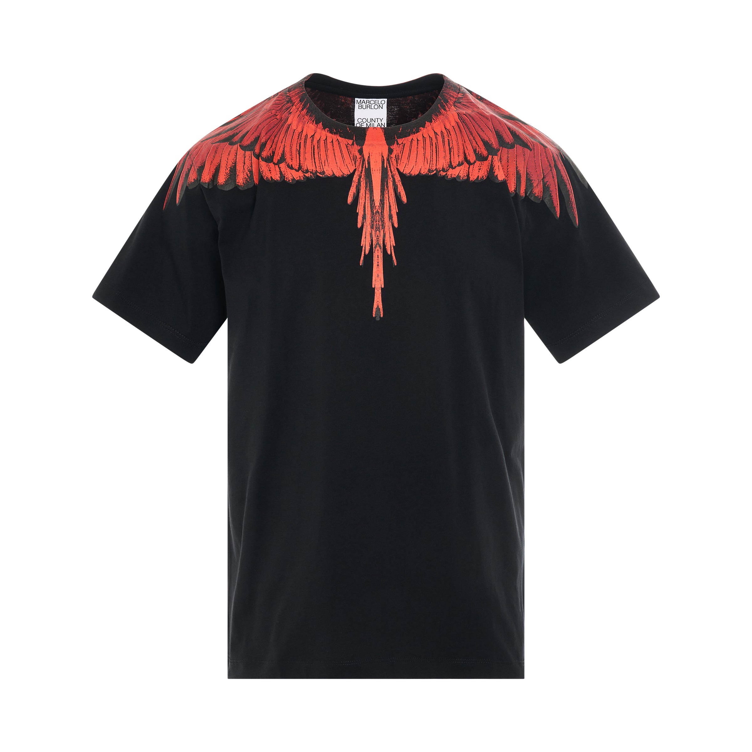 Icon Wings T-Shirt in Black/Red