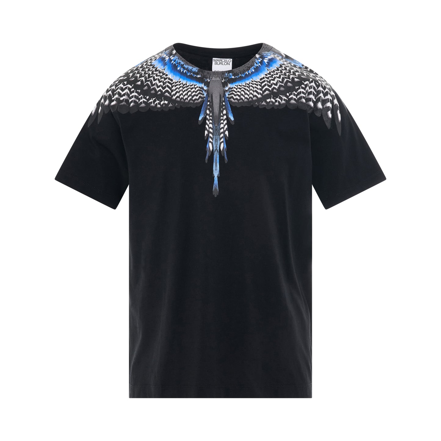 Grizzly Wings Regular T-Shirt in Black/Dark Grey