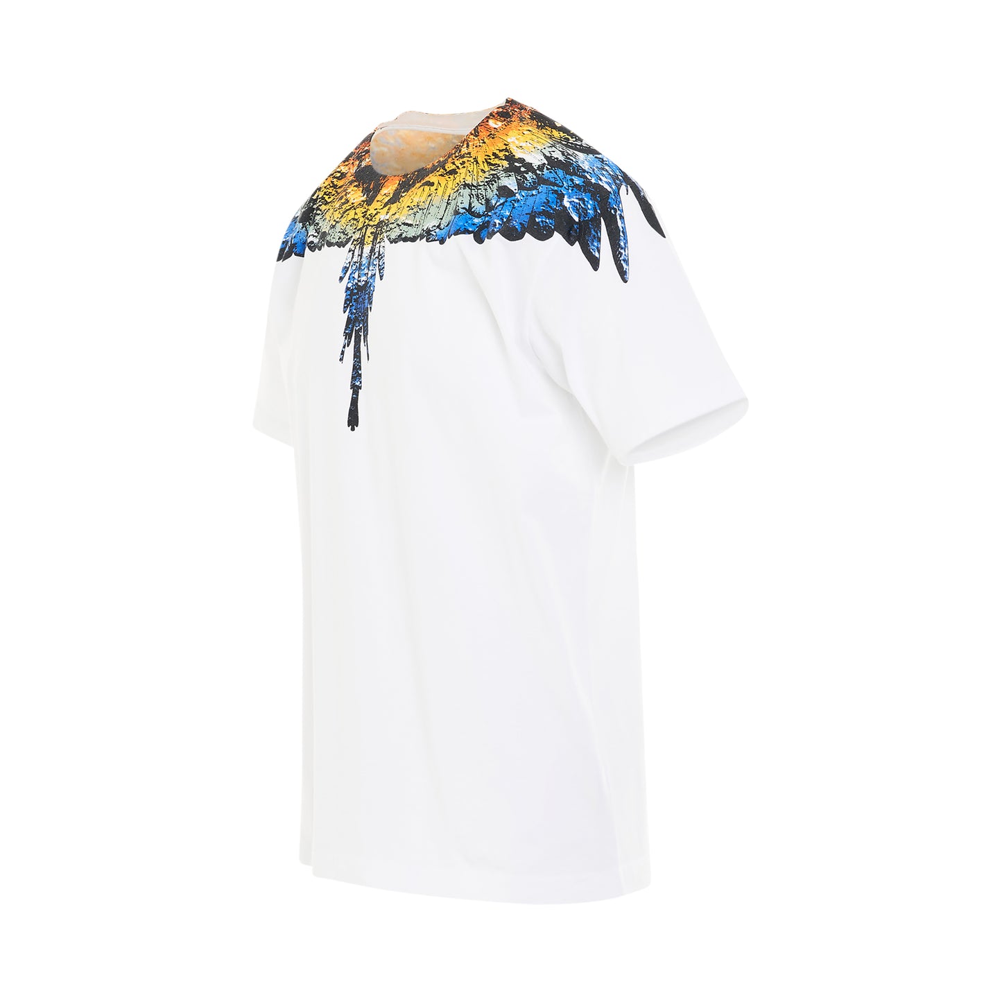 Lunar Wings Regular T-Shirt in White/Light Blue