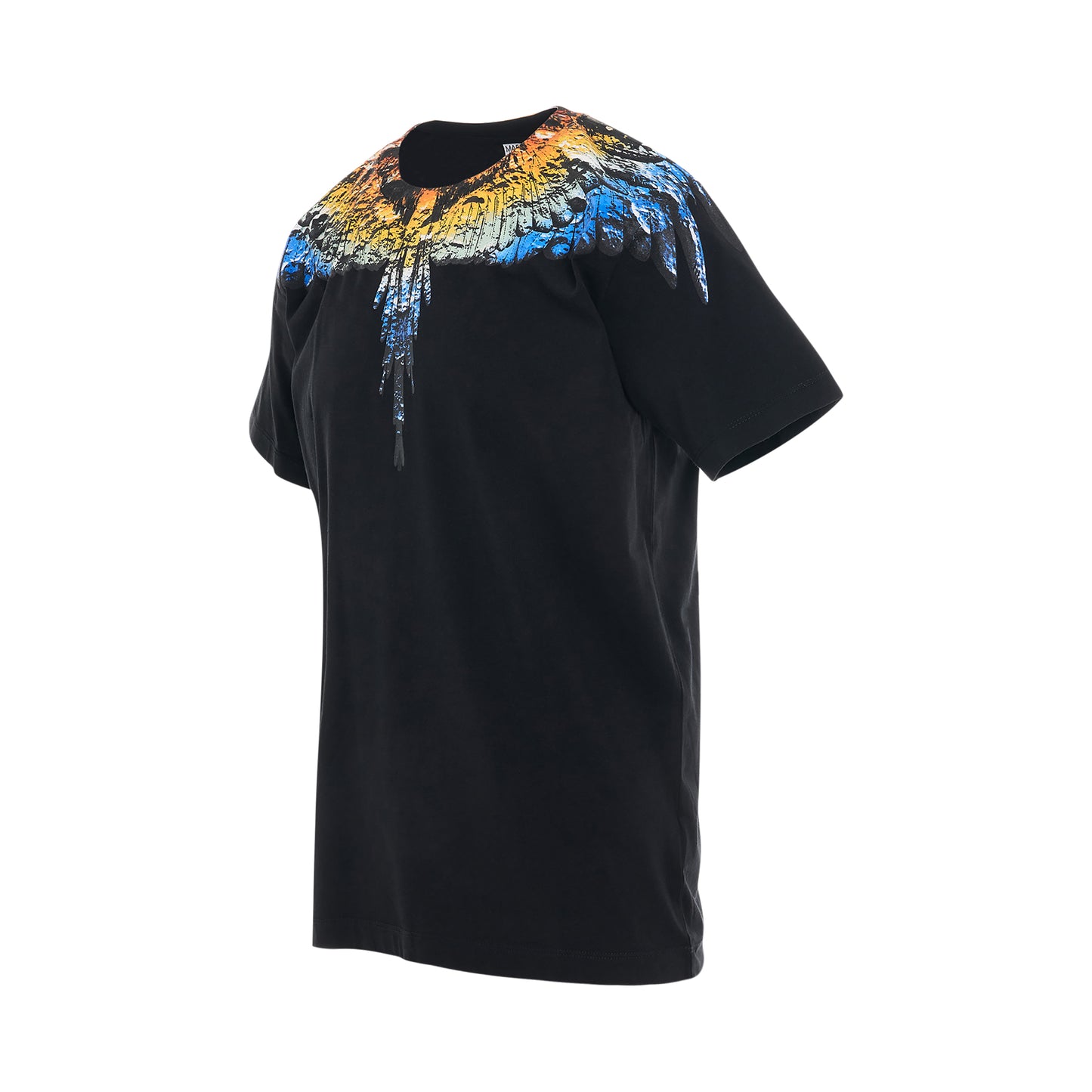 Lunar Wings Regular T-Shirt in Black/Light Blue