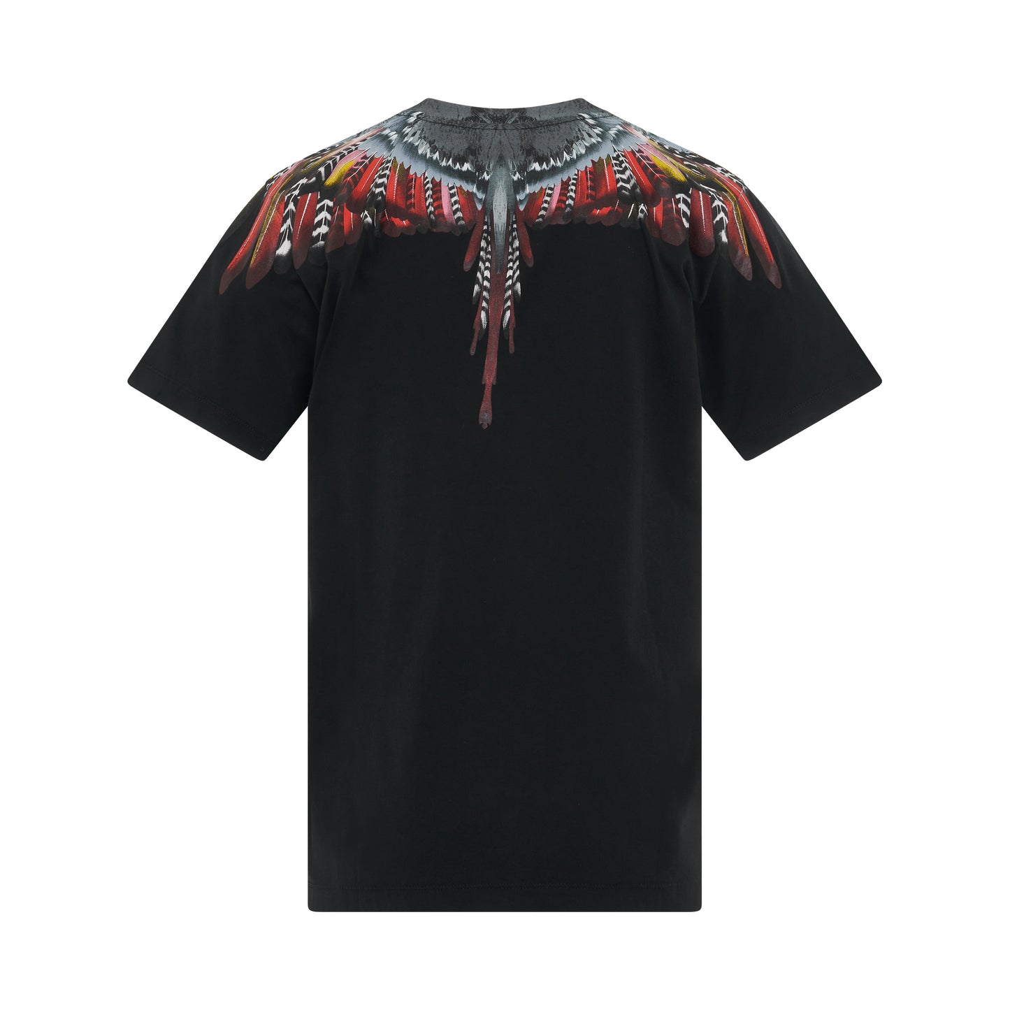 Grizzly Wings Regular Fit T-Shirt in Black/Red