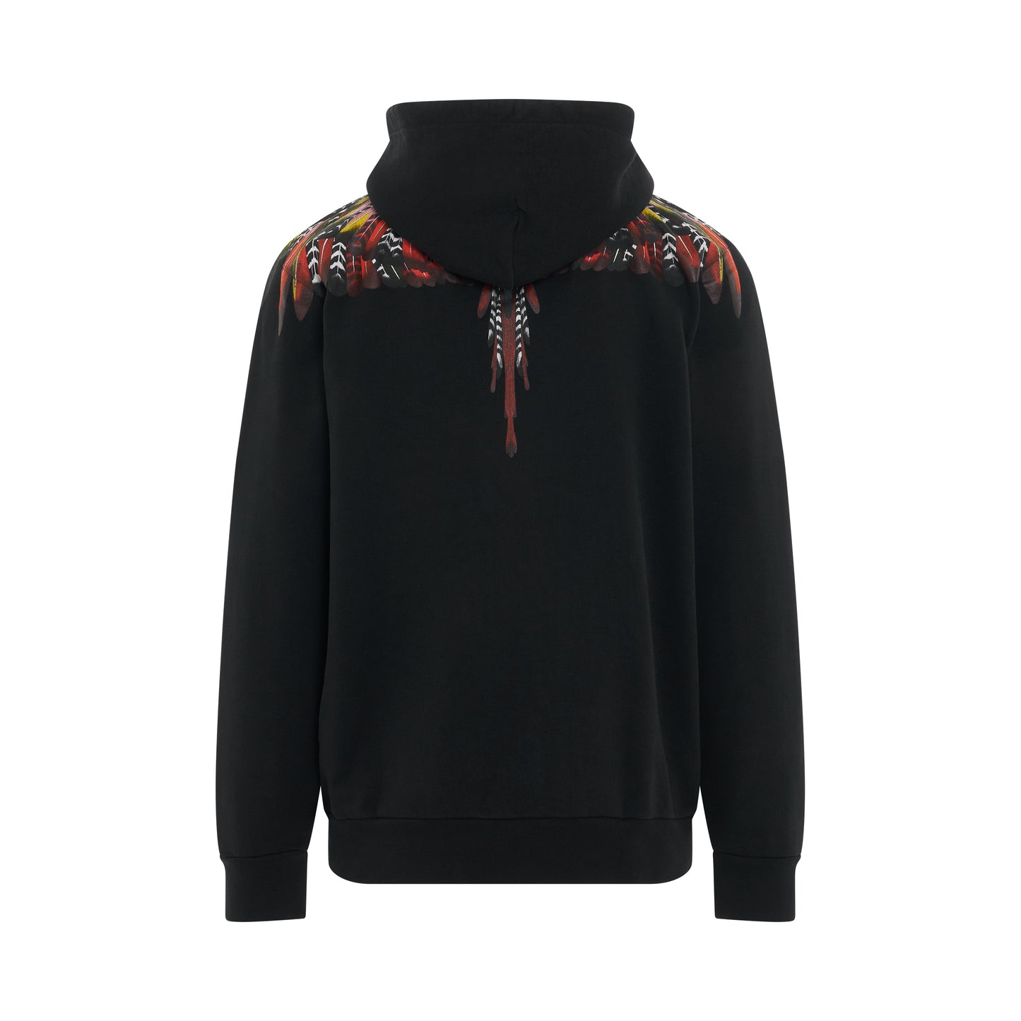 Grizzly Wings Regular Fit Hoodie in Black/Red