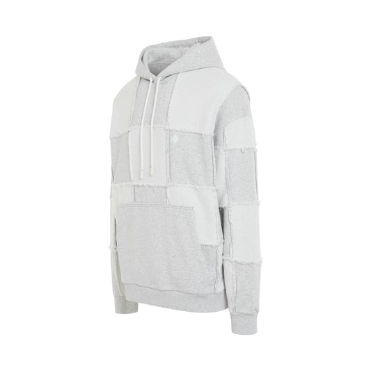 Cross Inside Out Comfy Hoodie in Melange Grey