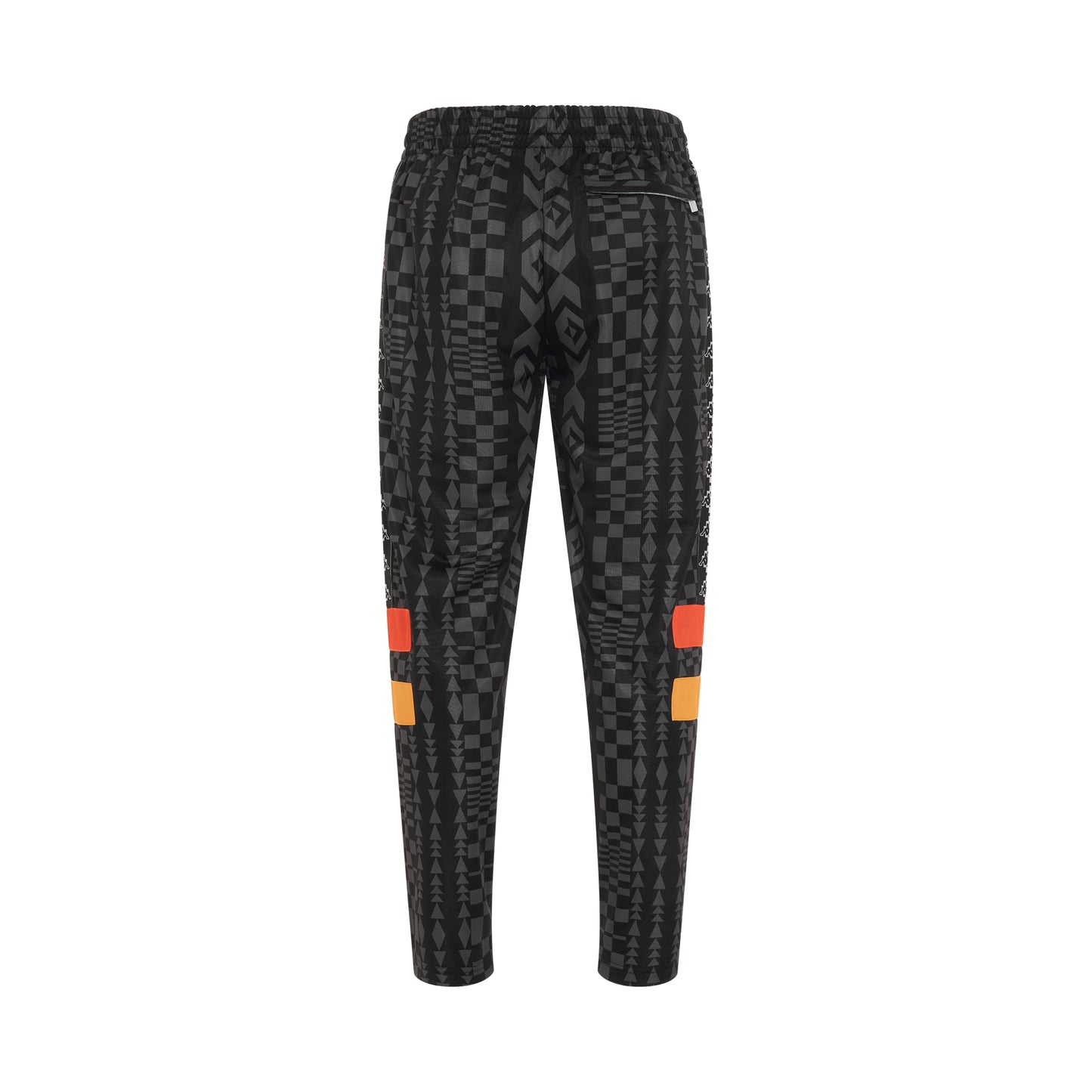 Kappa Folk Track Pants in Black/Dark Grey