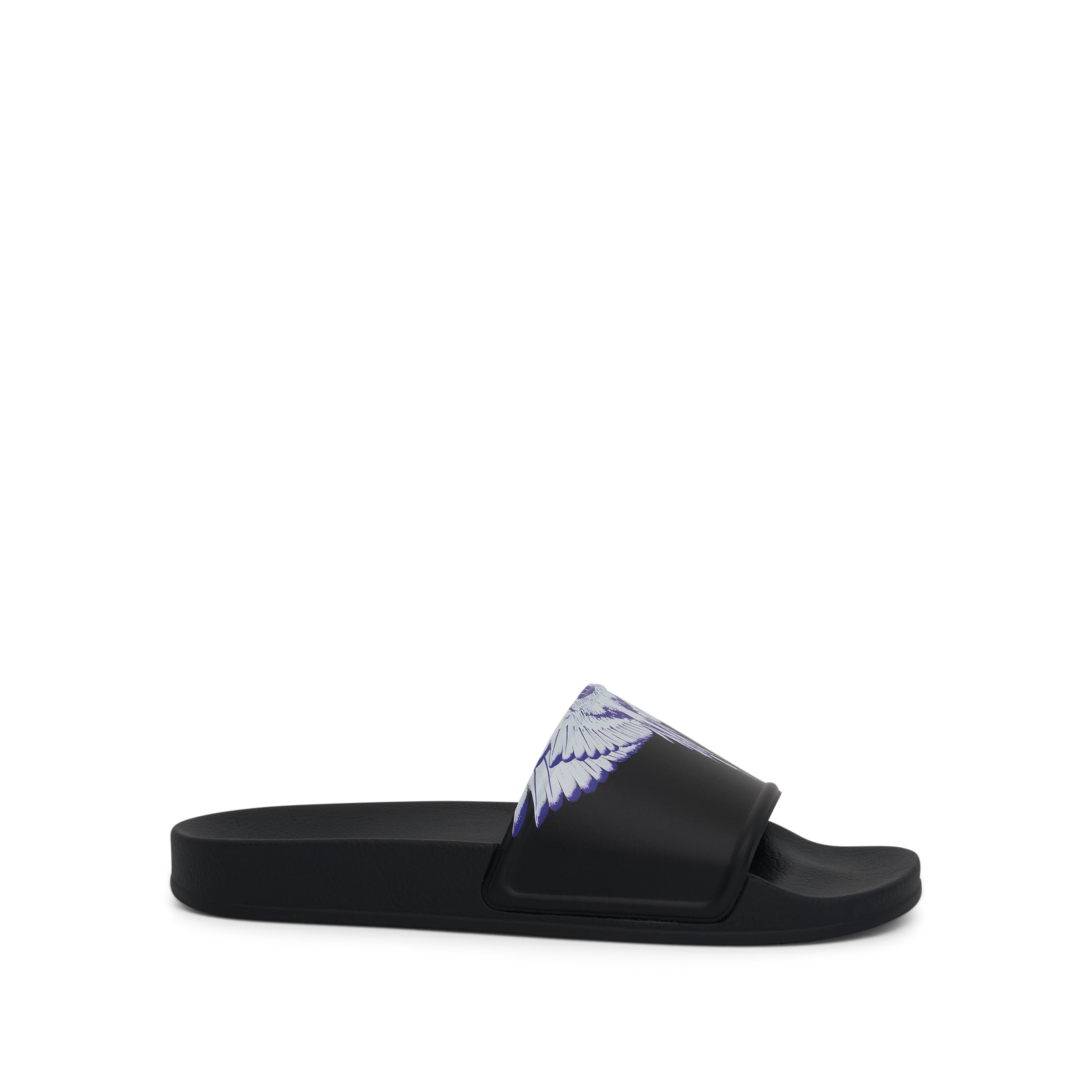 MARCELO BURLON Icon Wings Sliders in Black/White – MARAIS