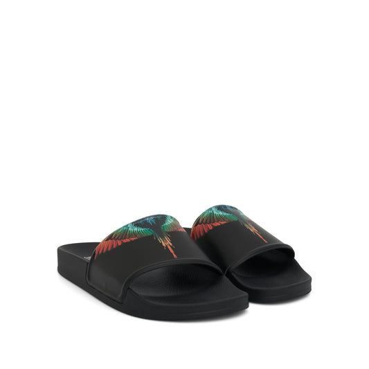 Icon Wings Sliders in Black/Multicolor