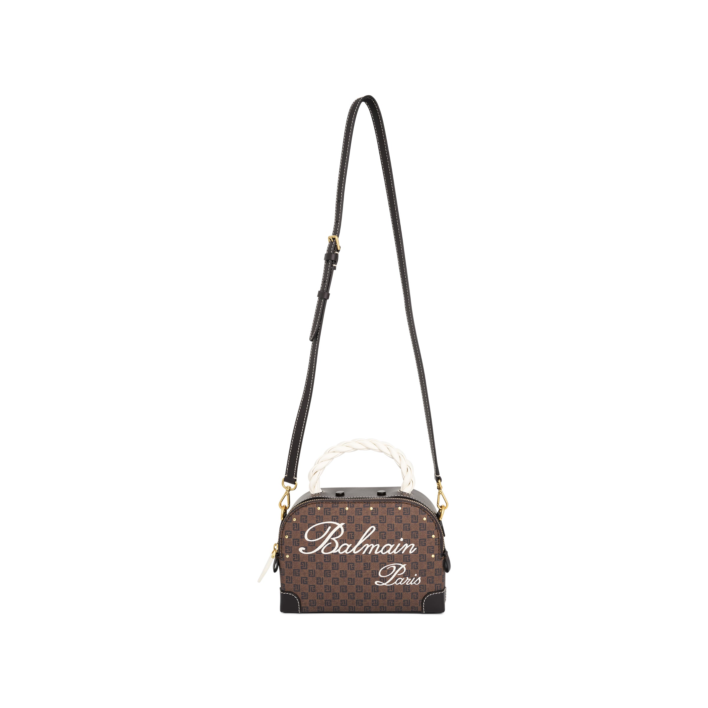 Mini Monogram Makeup Bag in Black/Brown