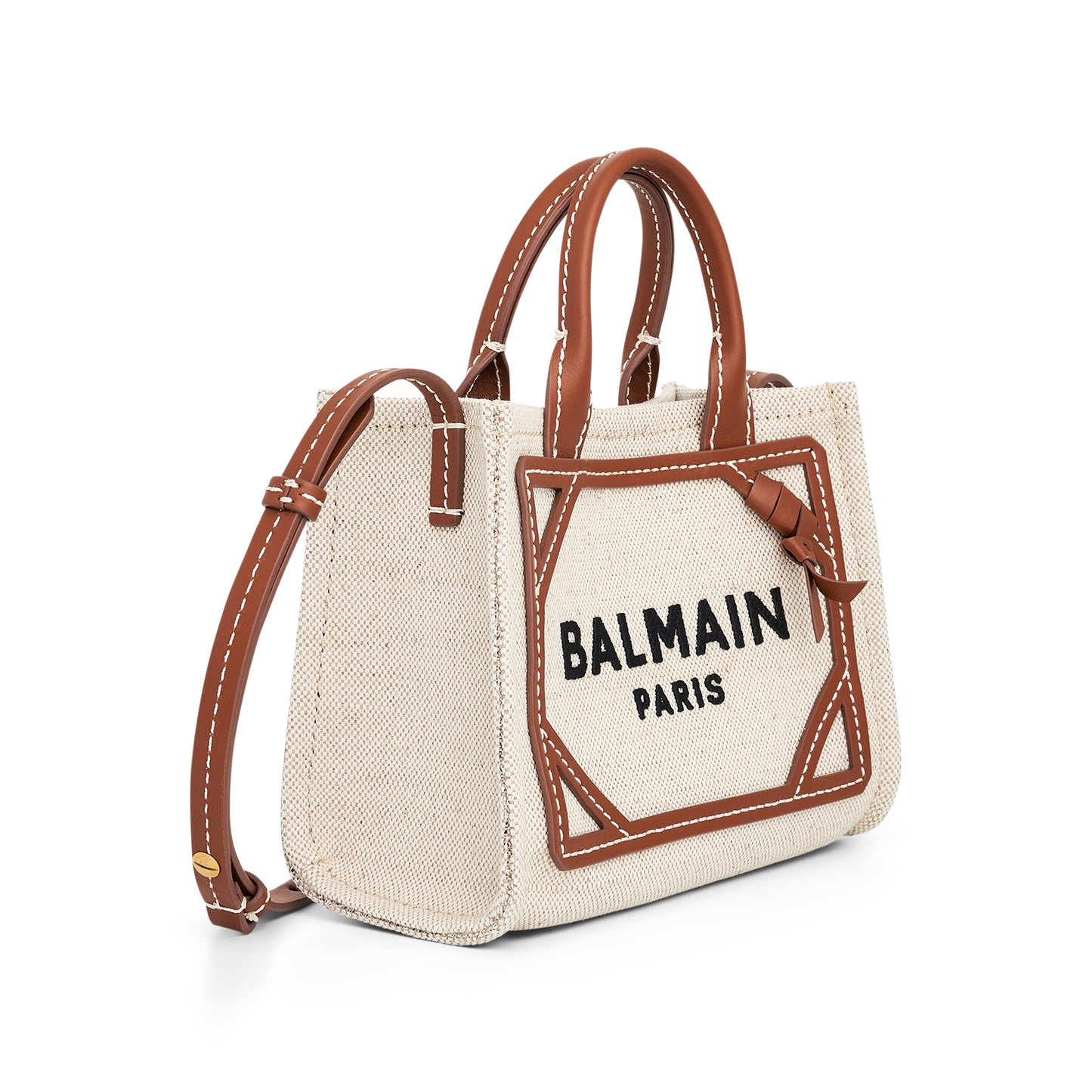 B-Army Shopper Mini in Natural/Brown