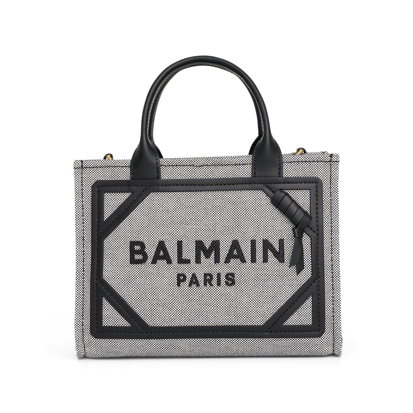 B-Army Small Shopper Bag in Black/White