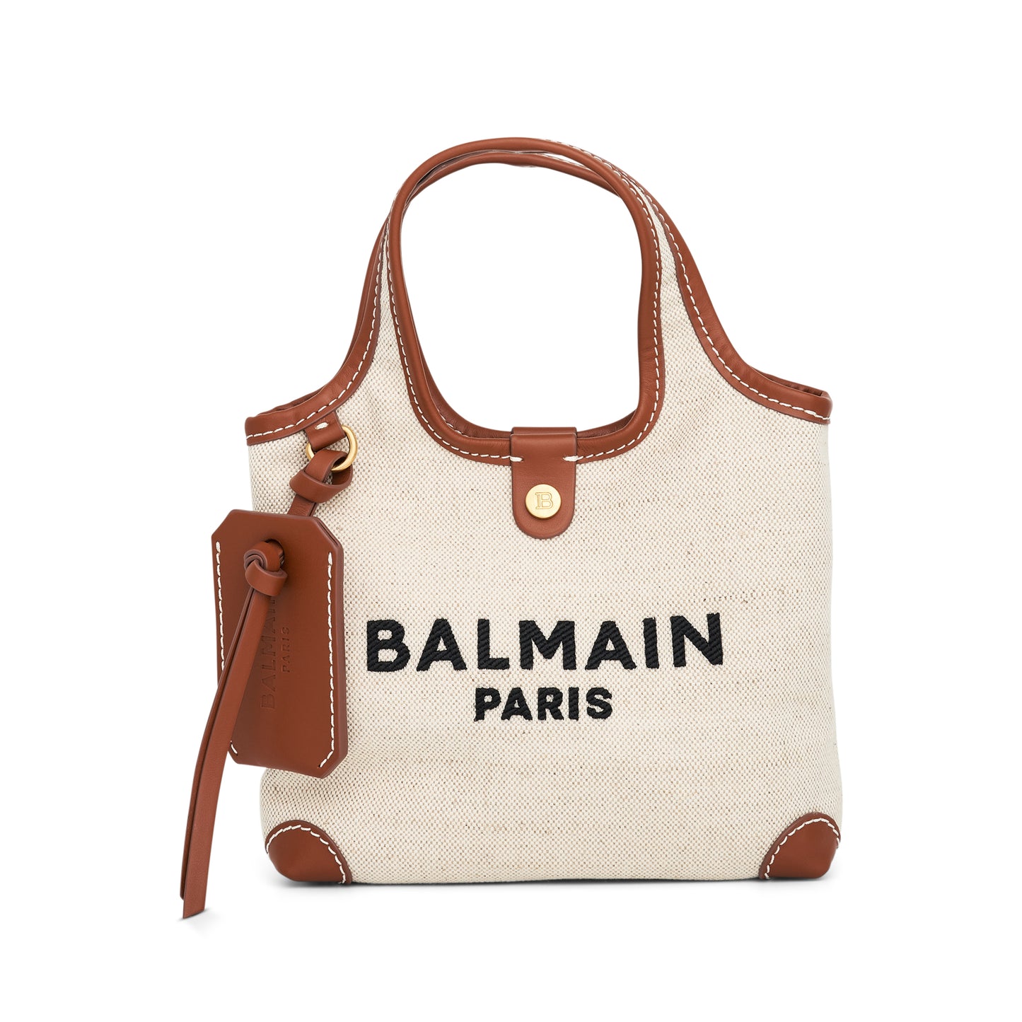 B-Army Mini Grocery Bag in Natural/Brown