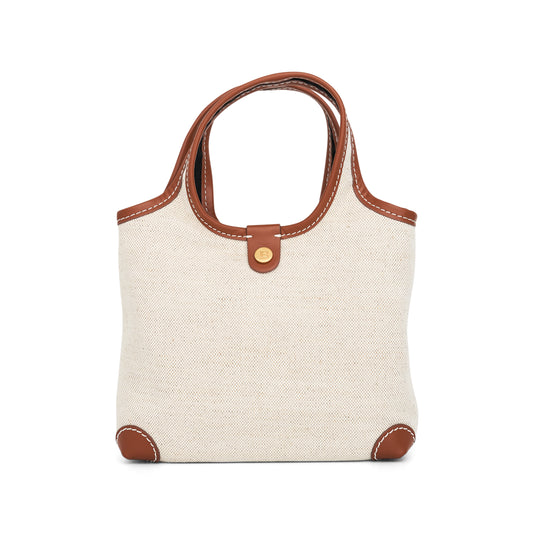 B-Army Mini Grocery Bag in Natural/Brown