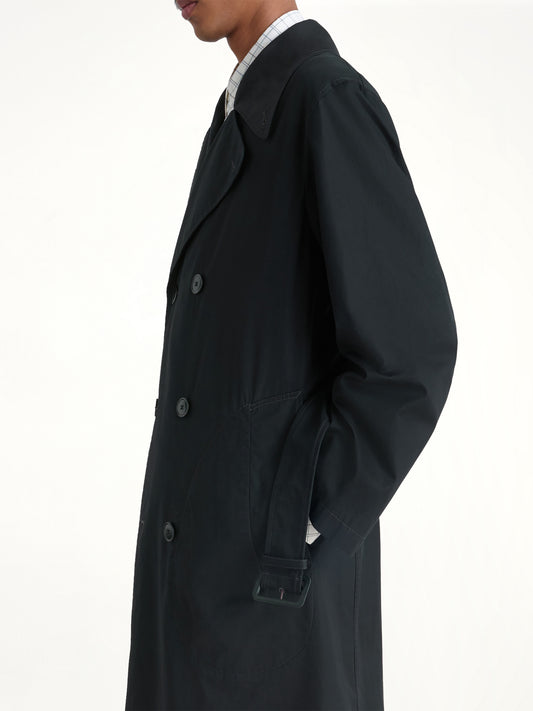 Light Trench Coat in Black