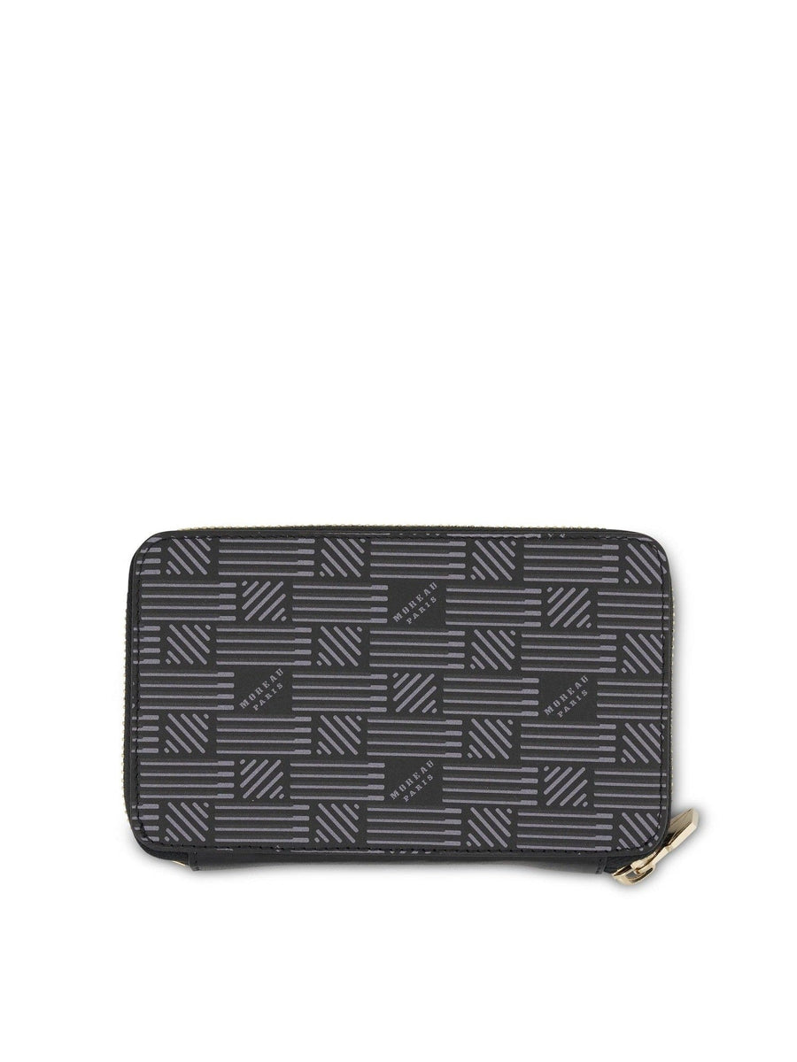Continental Zip Wallet in Black