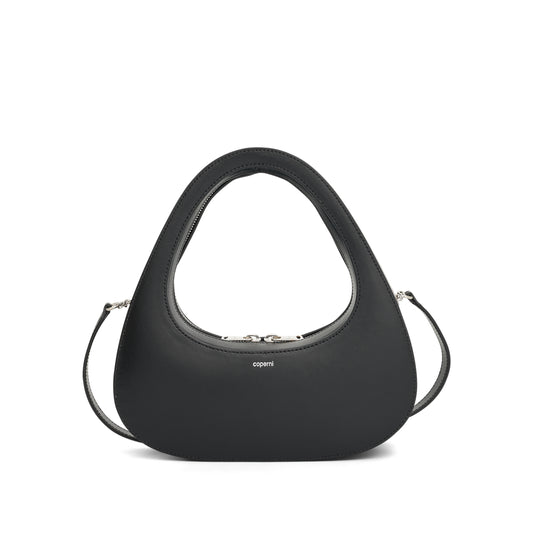 Crossbody Baguette Swipe Bag in Black