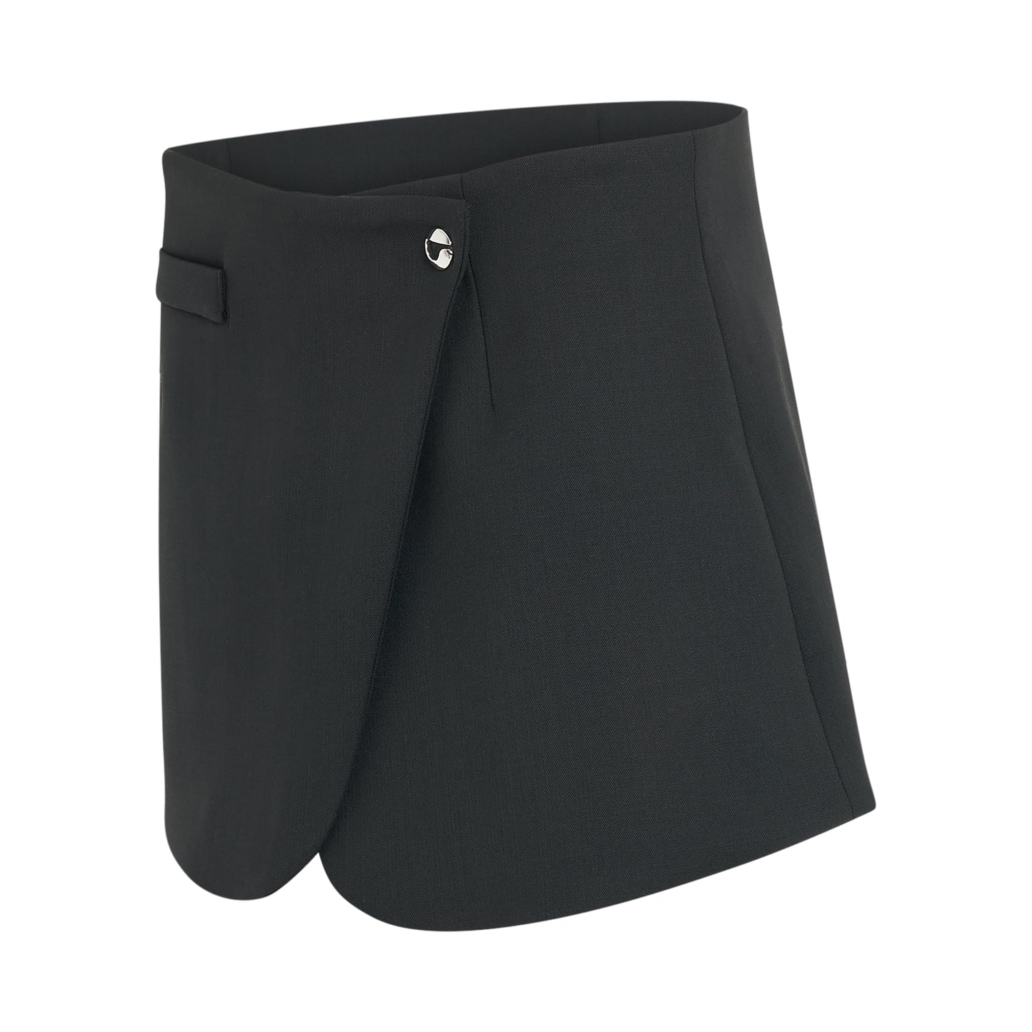 Tailored Mini Skirt in Black