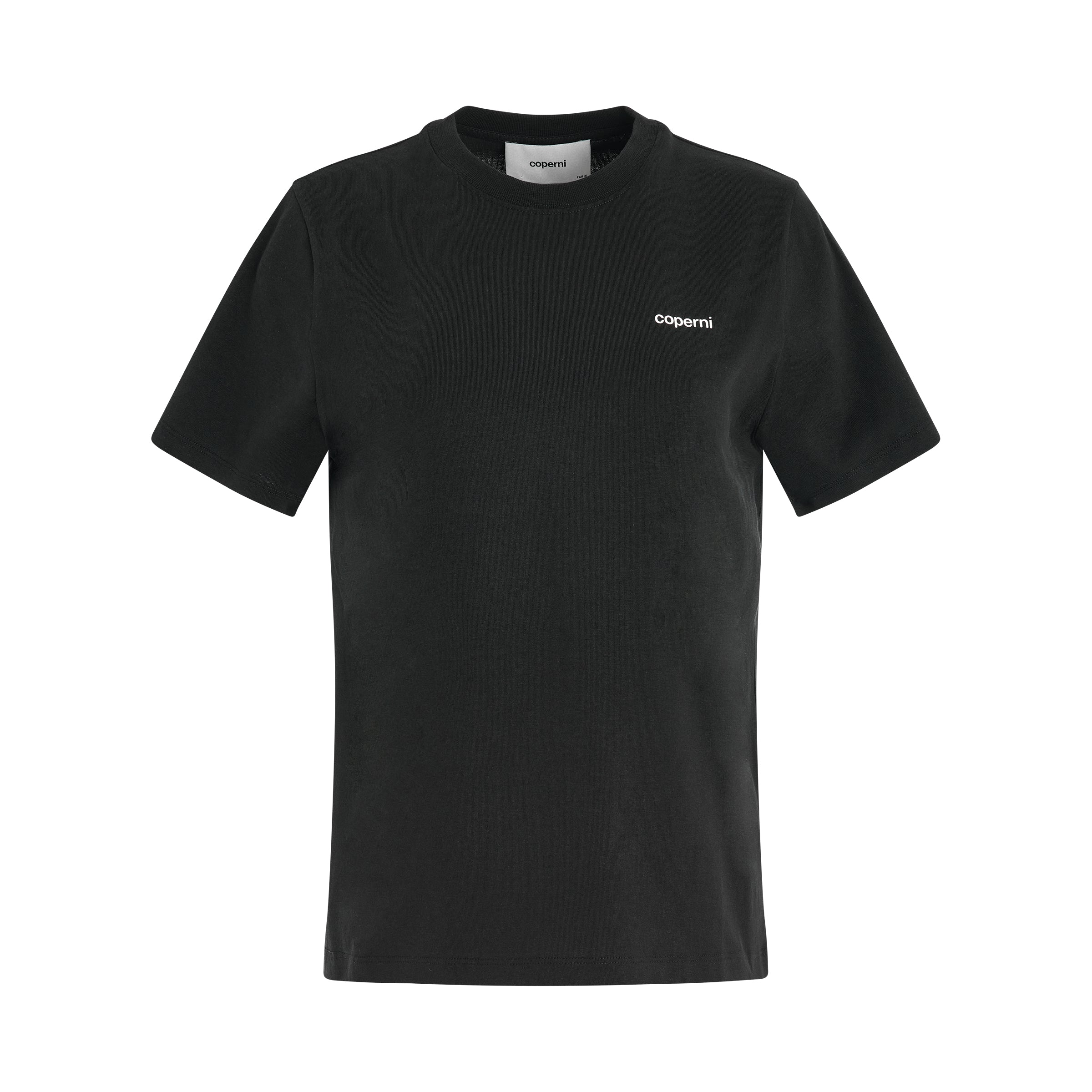 Logo Boxy T-Shirt in Black