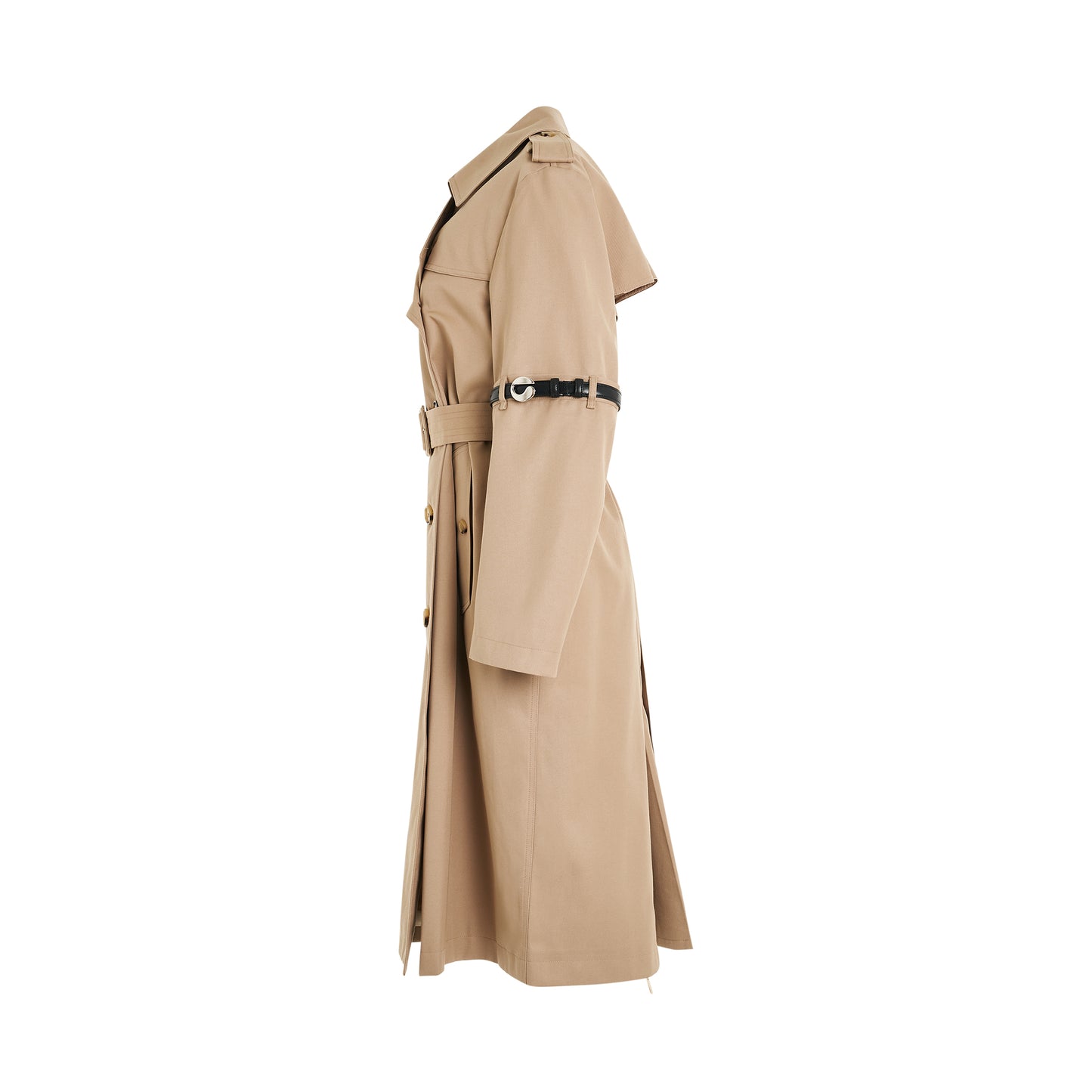 Hybrid Trench Coat in Beige