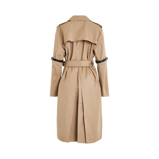 Hybrid Trench Coat in Beige