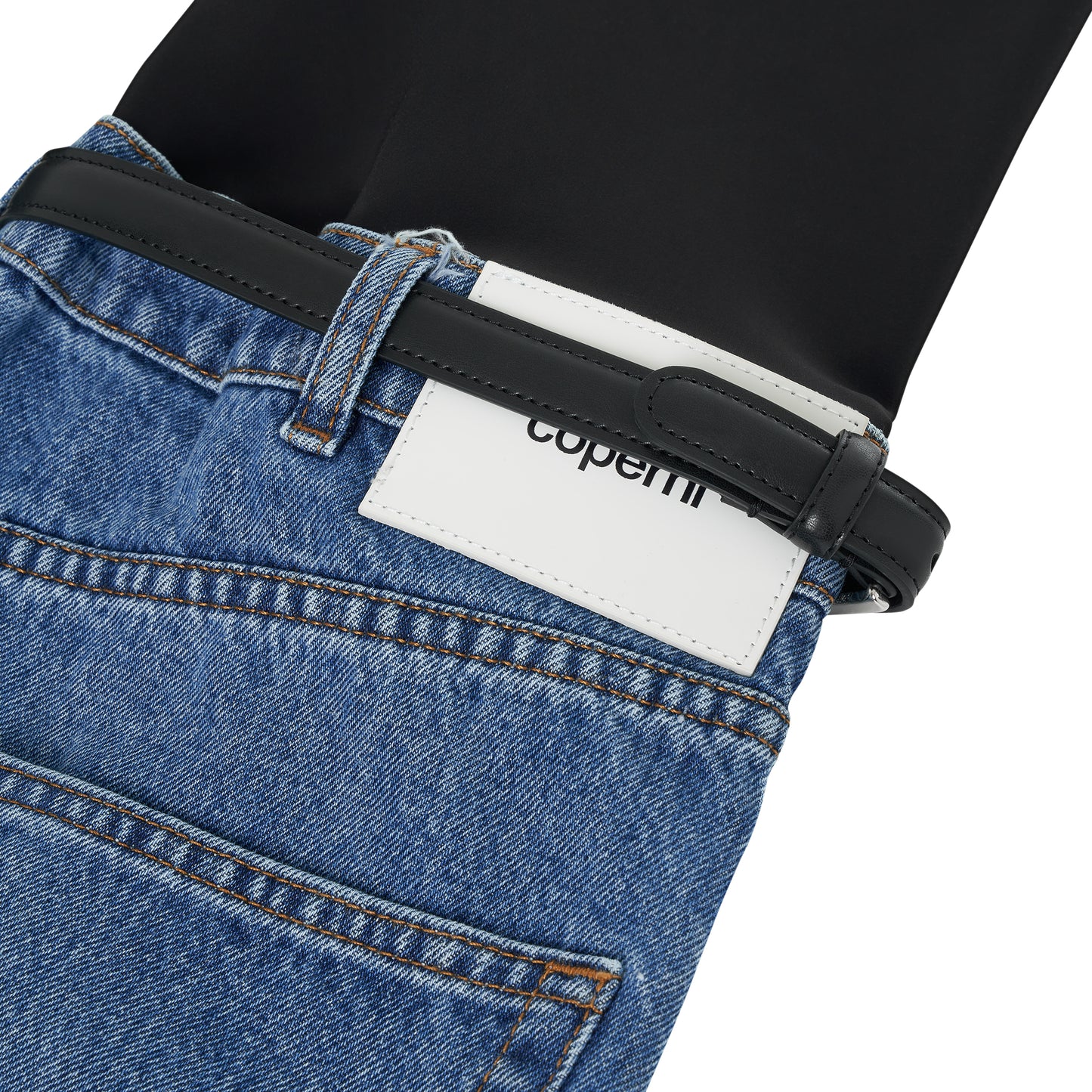 Hybrid Denim Pants in Black/Blue