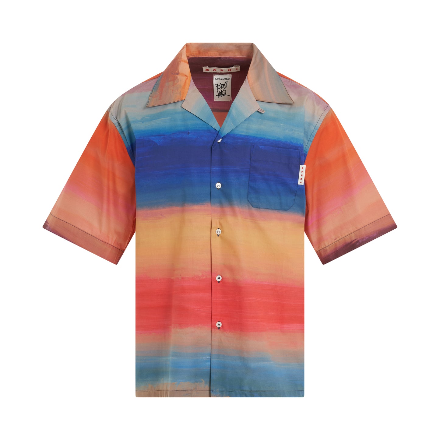 Dark Side of the Moon Bowling Shirt in Multicolour