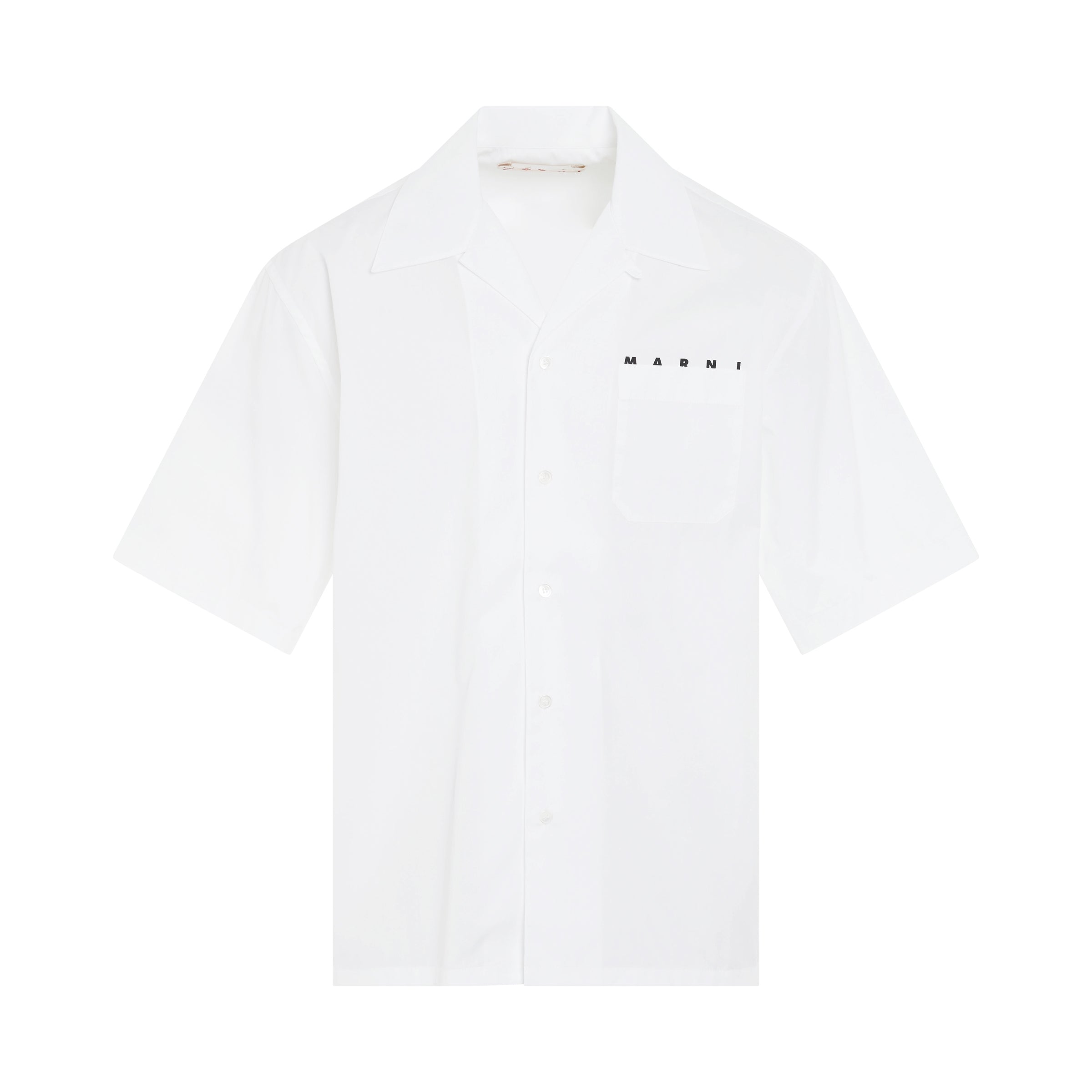 Logo Bowling Shirt in Lily White