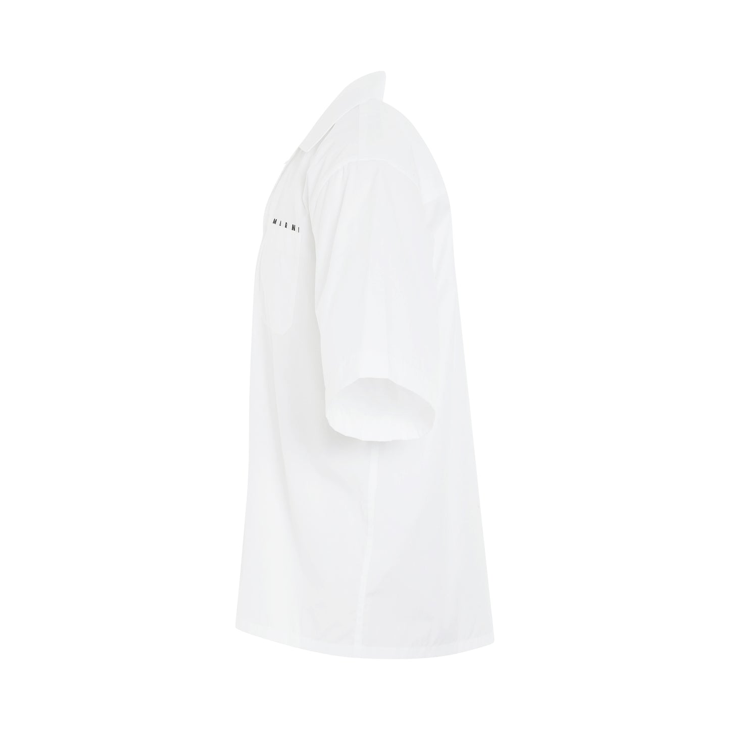 Logo Bowling Shirt in Lily White