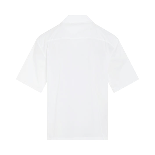 Logo Bowling Shirt in Lily White