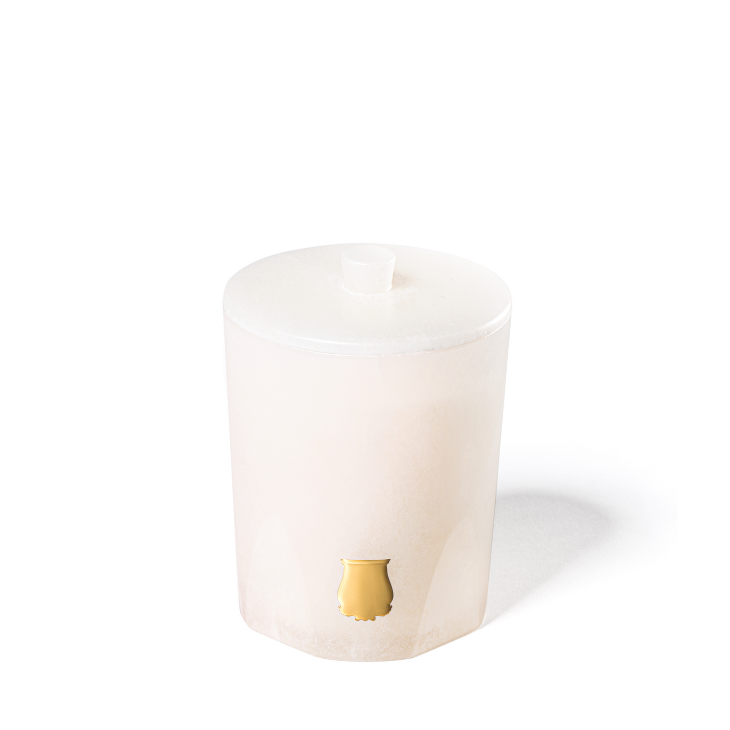 Vesta Alabaster Candle with Lid