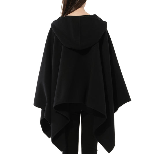 Cape W Zip in Black