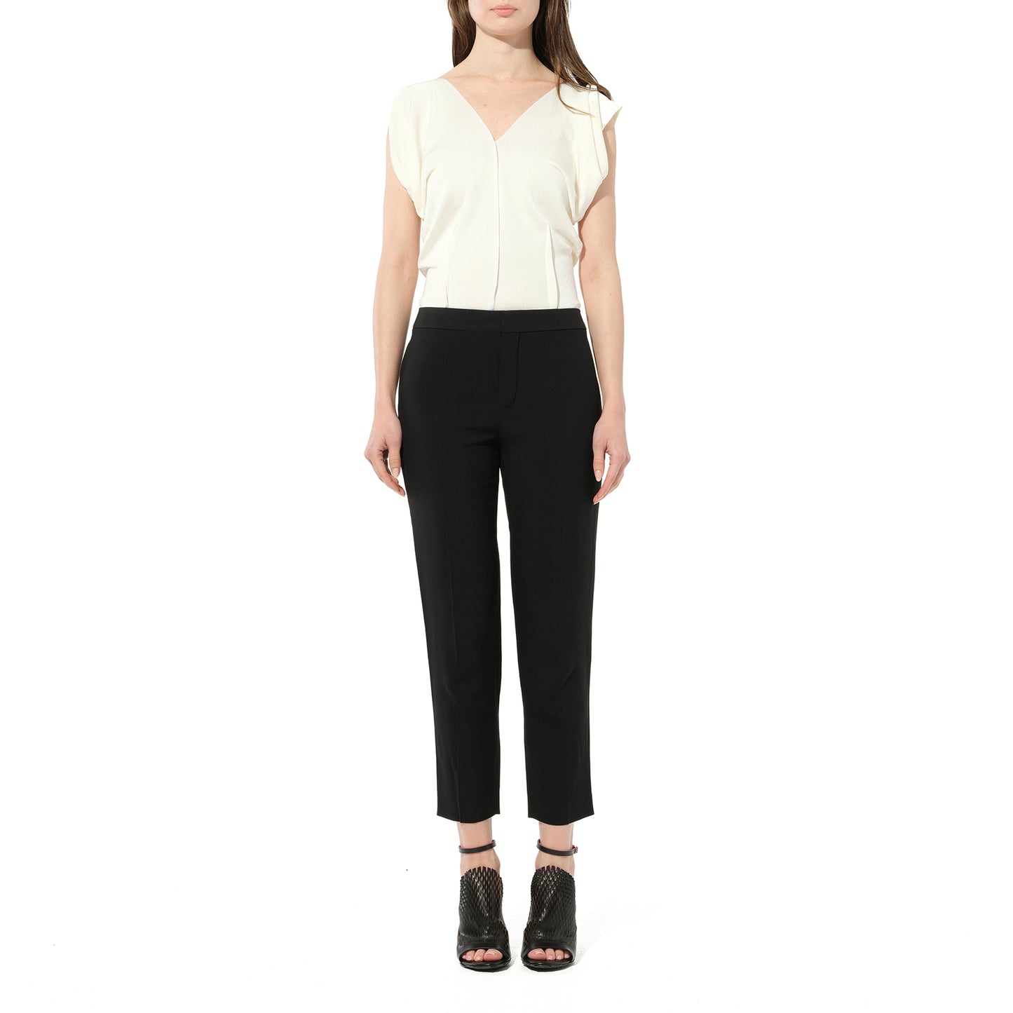 Chloe Pantalon Trousers in Black