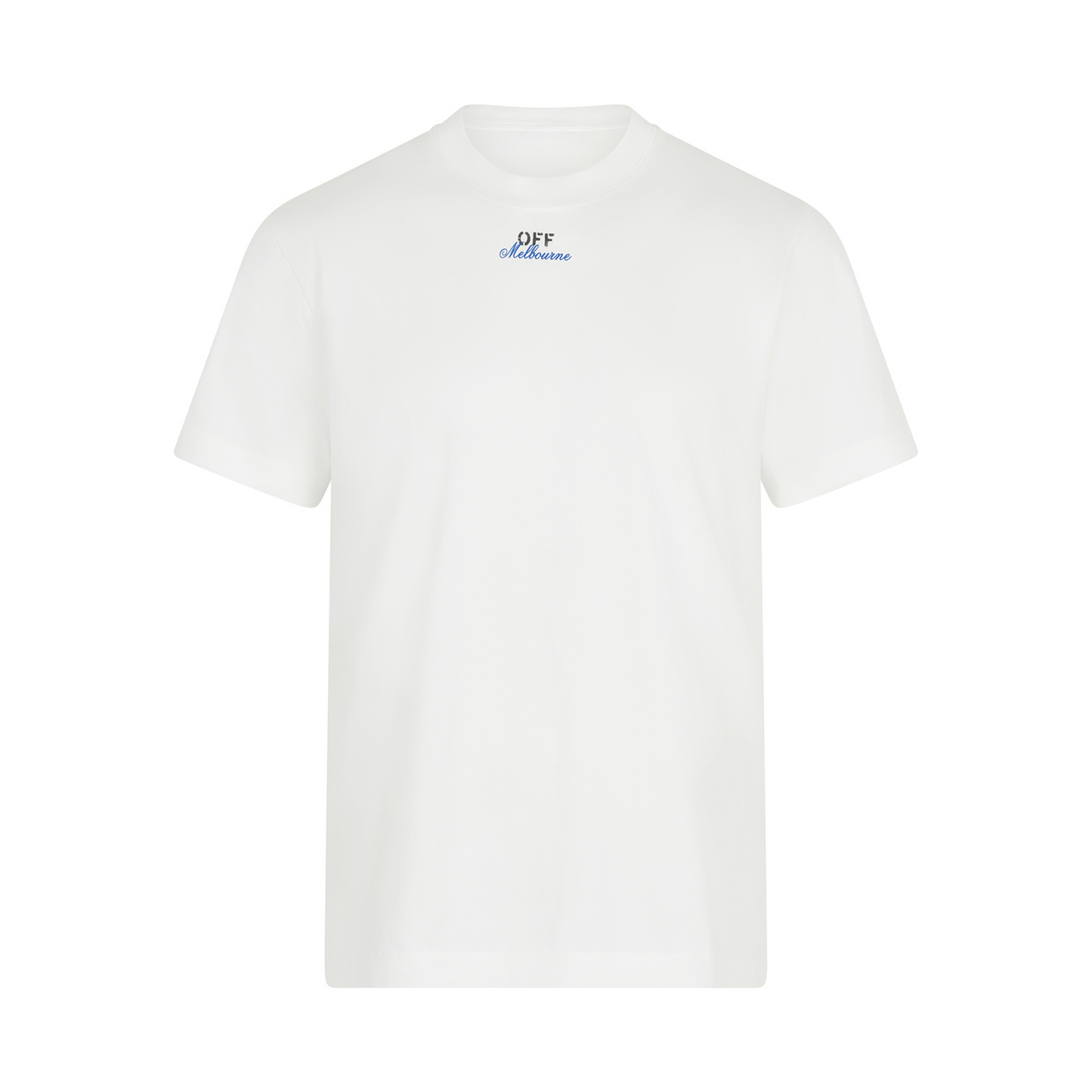 Short Sleeve T-Shirt in White Blue