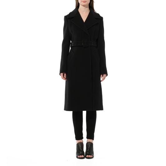 Coat And Belt in Black