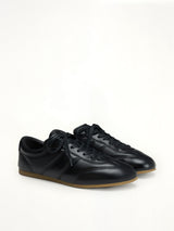 Soft Runner in Black Front View | LEMAIRE