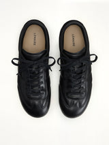 Soft Runner in Black Top View | LEMAIRE