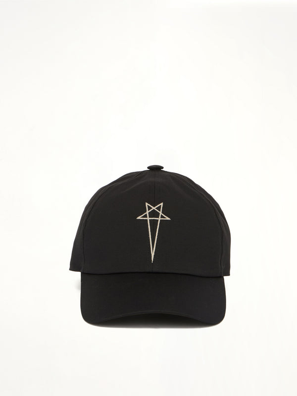 Pentagram Cap in Black/Pearl