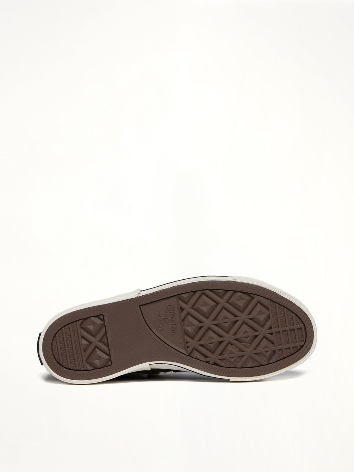 One Star Fur Sneaker A14796C in Dark Dust/Black Top View | RICK OWENS DRKSHDW