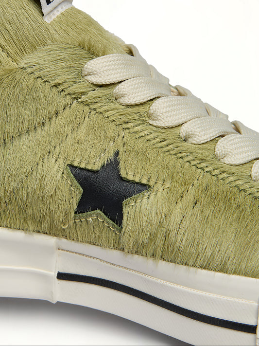 One Star Fur Sneaker A14797C in Acid/Black