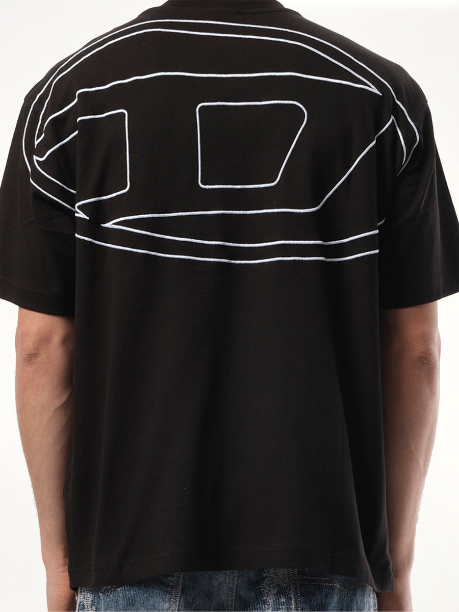 T-Boggy Oval D T-Shirt in Black