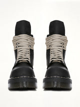 Rick Owens x Dr. Marten Quad Sole Steeltoe Boots in Black