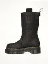Rick Owens x Dr. Marten Quad Sole Pull on Boot in Black