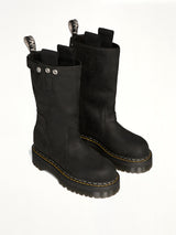 Rick Owens x Dr. Marten Quad Sole Pull on Boot in Black